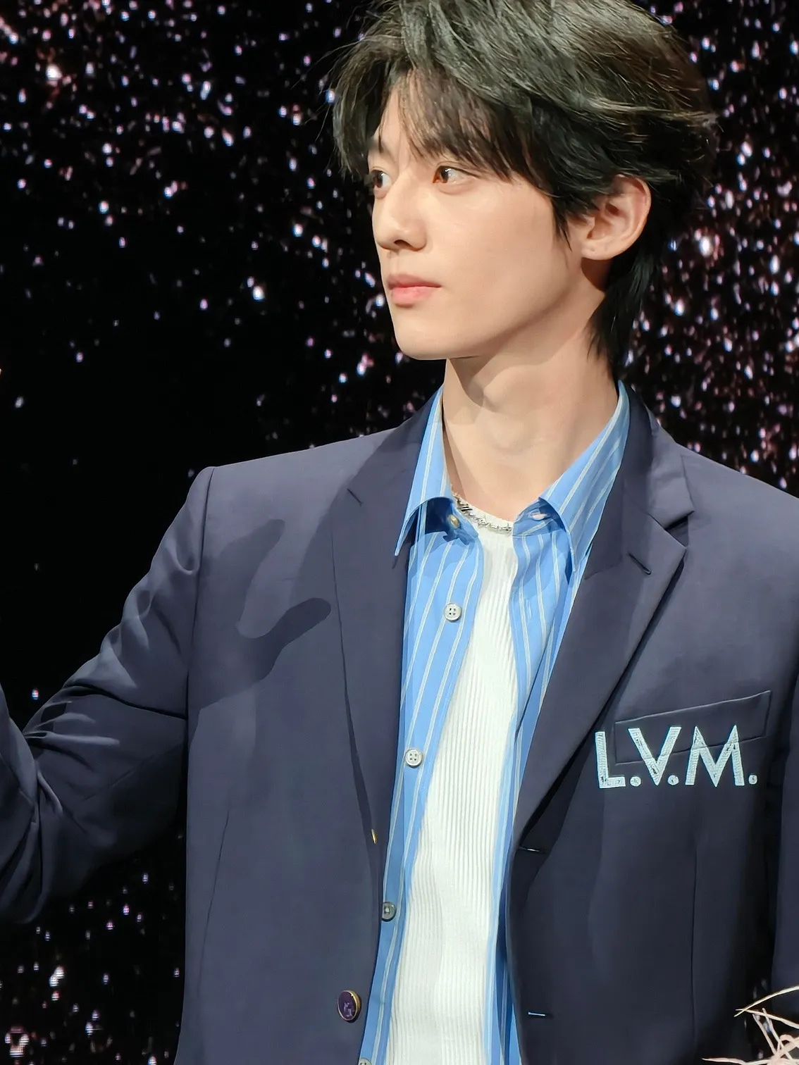 Louis Vuitton Pocket Embroidered Single Breasted Suit Jacket
